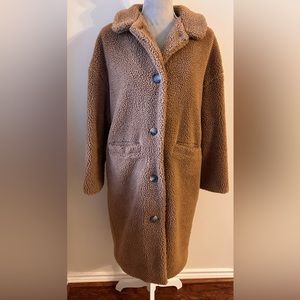 Emerson Fry Long Teddy Bear Coat